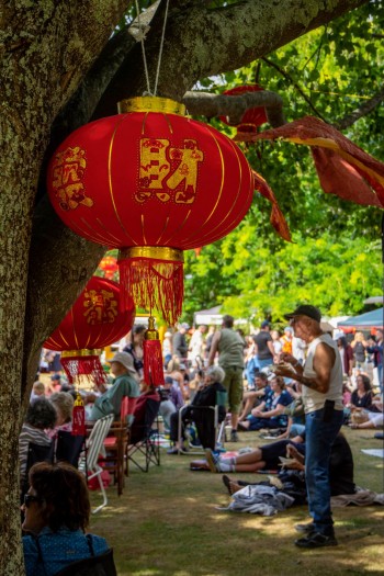 Tasman Asian Night Food Fair (TANFF) 2021, TANFF-audience-and-decor.jpg